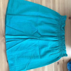 High waist scrunch skirt